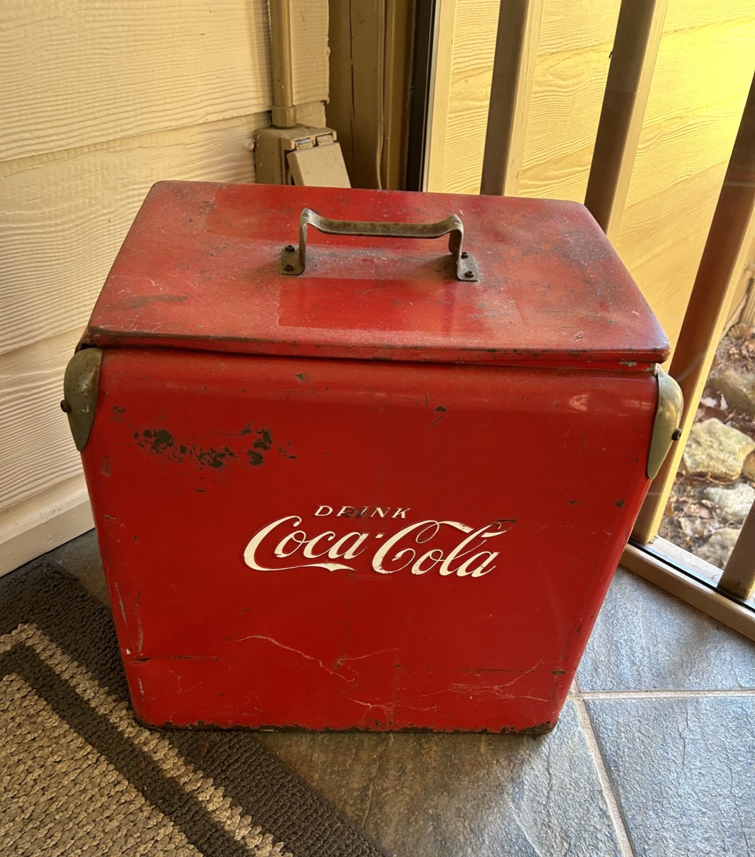 Vintage Coca-Cola cooler
